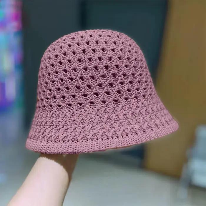 Bonnet en laine pour femmes, épais, chaud, oreille, tricot froid