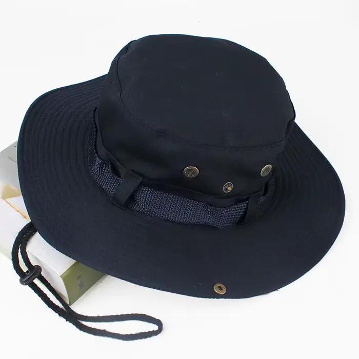 Chapeaux de soleil pour hommes et femmes, casquette de pêche en plein air, protection anti-UV à larg