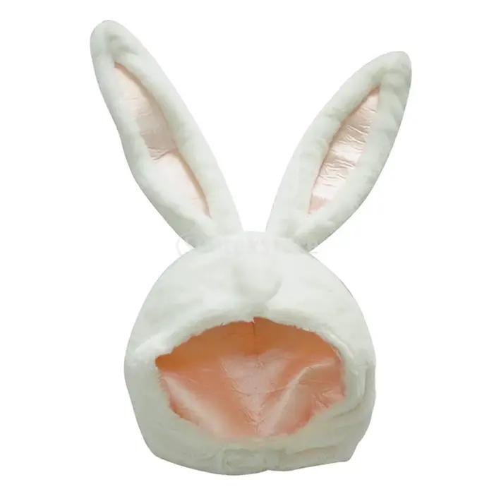 Chapeau à oreilles de lapin pour femmes et filles, accessoire de Costume de fête, casquette chaude, 