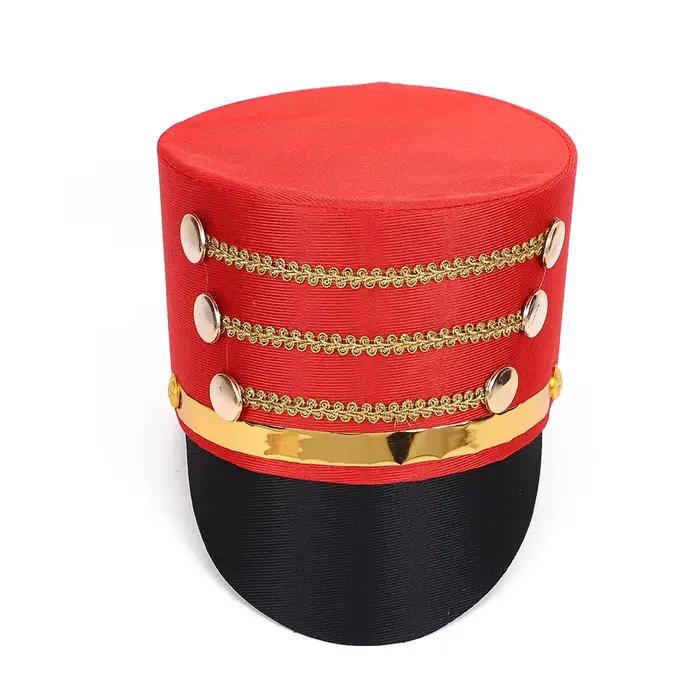 Chapeau-noisette pour groupe de marche, spectacle de Cosplay, tambour respectueux de la peau, chapea