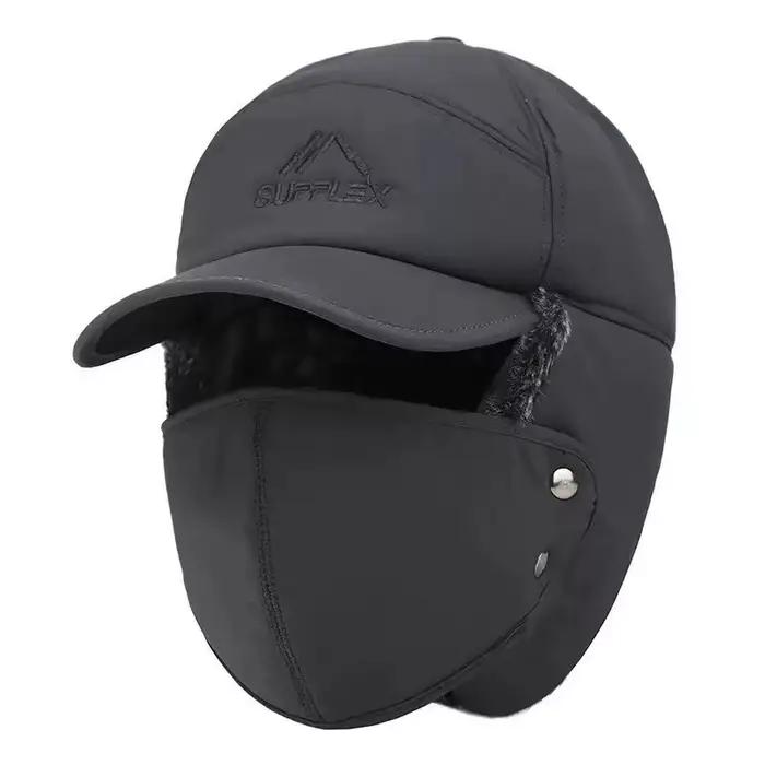 Chapeau de Baseball en fourrure artificielle épaisse et chaude pour hommes et femmes, chapeau de ski