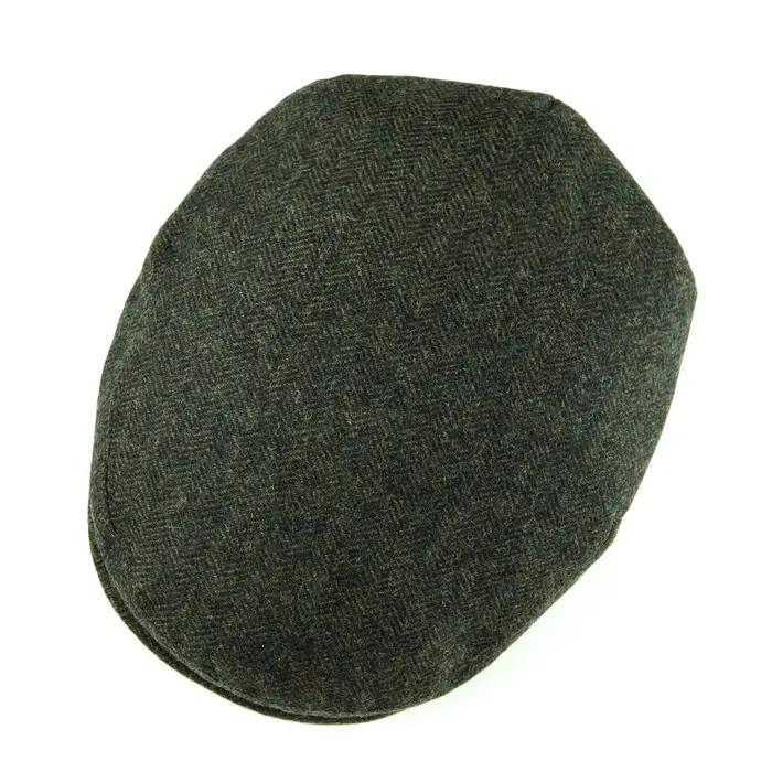 VOBOOM laine Tweed chevrons casquette irlandaise hommes femmes béret taxiste pilote chapeau gavroche