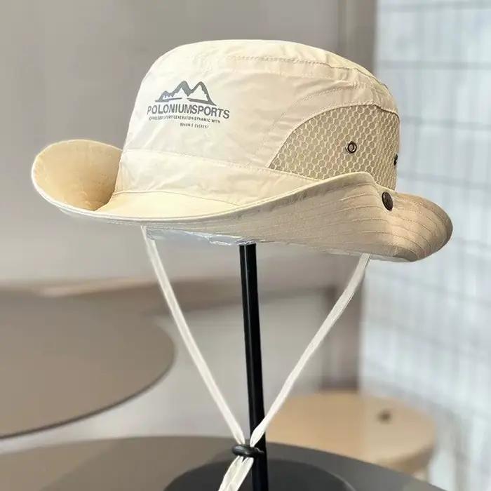 Chapeau de soleil d'été Anti-UV pour hommes et femmes, seau respirant à séchage rapide, chapeau d'al