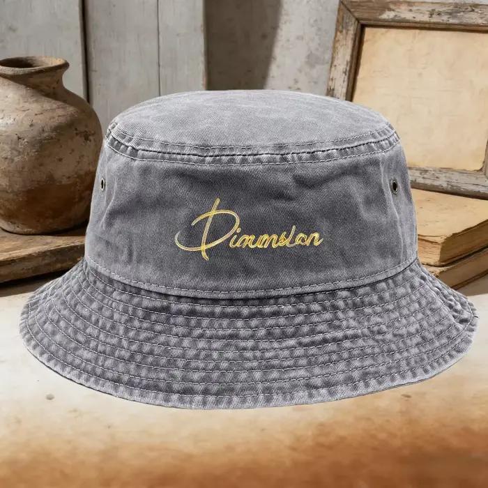 Chapeau de soleil personnalisé de style vintage tendance pour le camping et un usage à la mode, avec