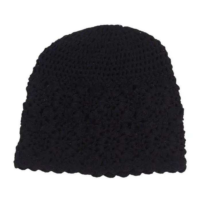 Chapeaux tricotés pour femmes, faits main au Japon, couleur unie, simples, élégants, doux, polyvalen