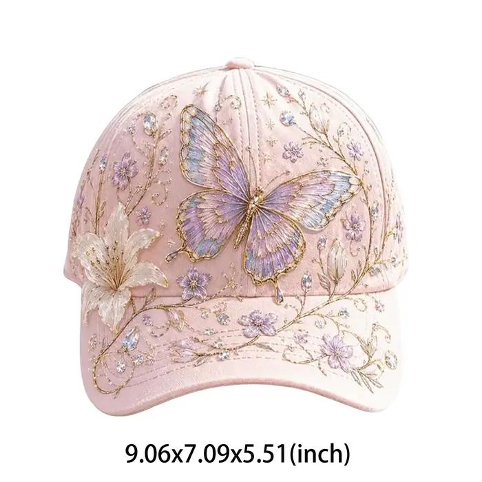 Casquette de baseball Garden Morning 2026, édition limitée, en coton réglable, motif colibris et fle