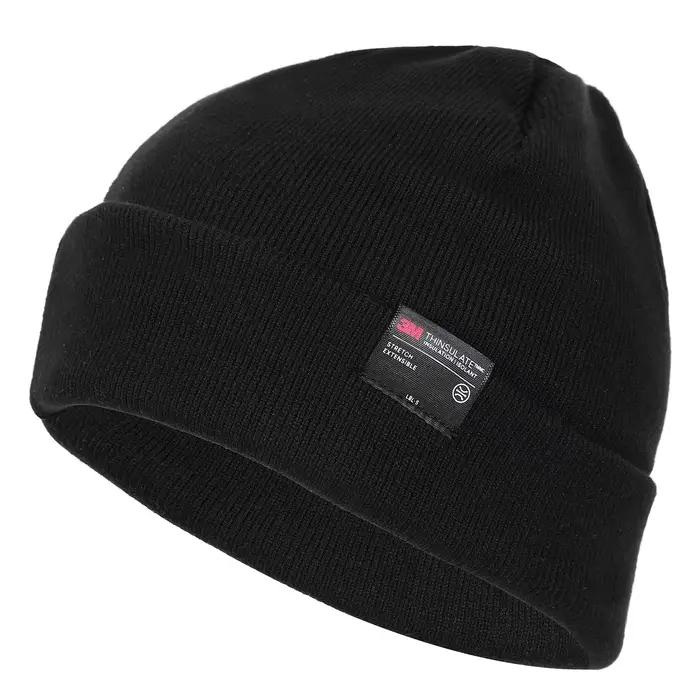 Bonnet d'hiver pour hommes et femmes, en polaire Thinsulate, doublé de Solf, en tricot, thermique, c