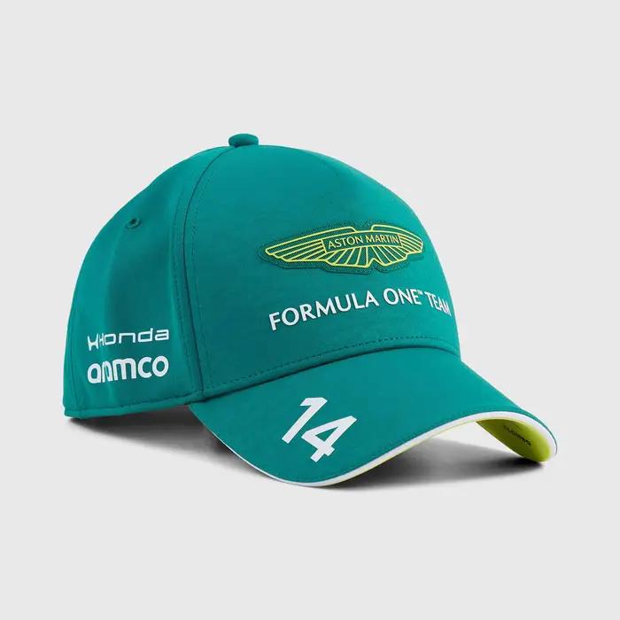 Casquette de baseball Aston Martin Team 2026 Fernando Alonso, vert/jaune, pour hommes et femmes, fan