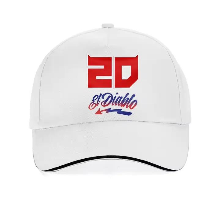 Casquette de baseball unisexe Fabio Quartararo El Diablo World Motorcycle Rider, style décontracté, 