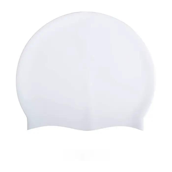 Bonnet de bain en Silicone imperméable pour hommes, femmes, adultes et enfants, cheveux longs, équip