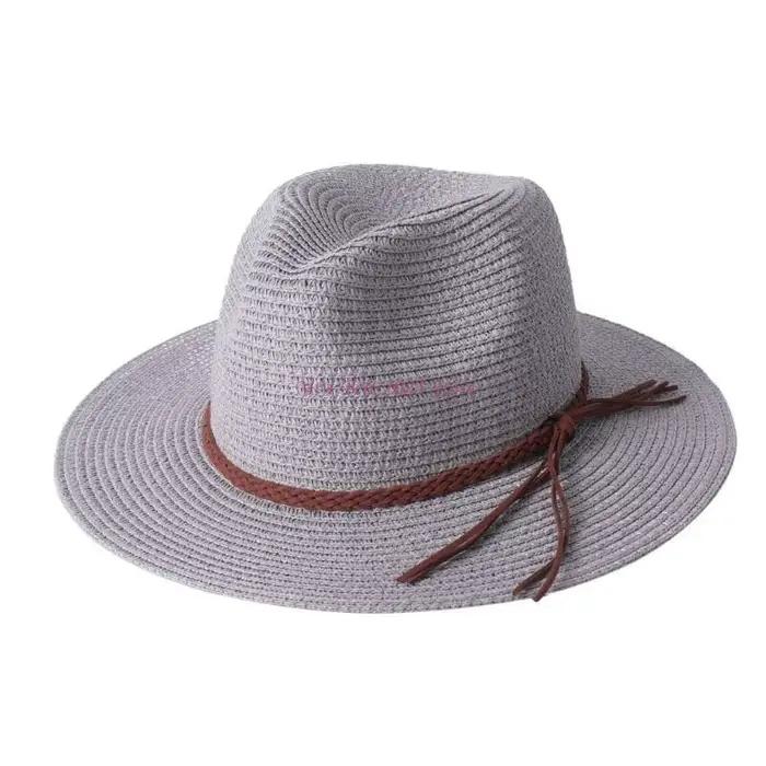 49ME Chapeau haut forme Homburg Chapeau paille Chapeau porc pour célébration photographie rue