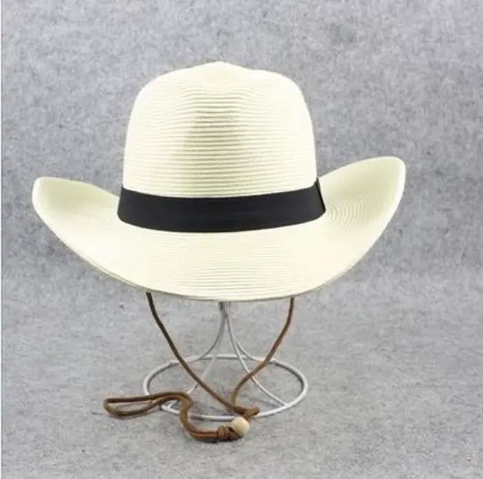 Chapeau de paille en papier pour hommes, grande taille 62cm, protection solaire, voyage, vacances, g