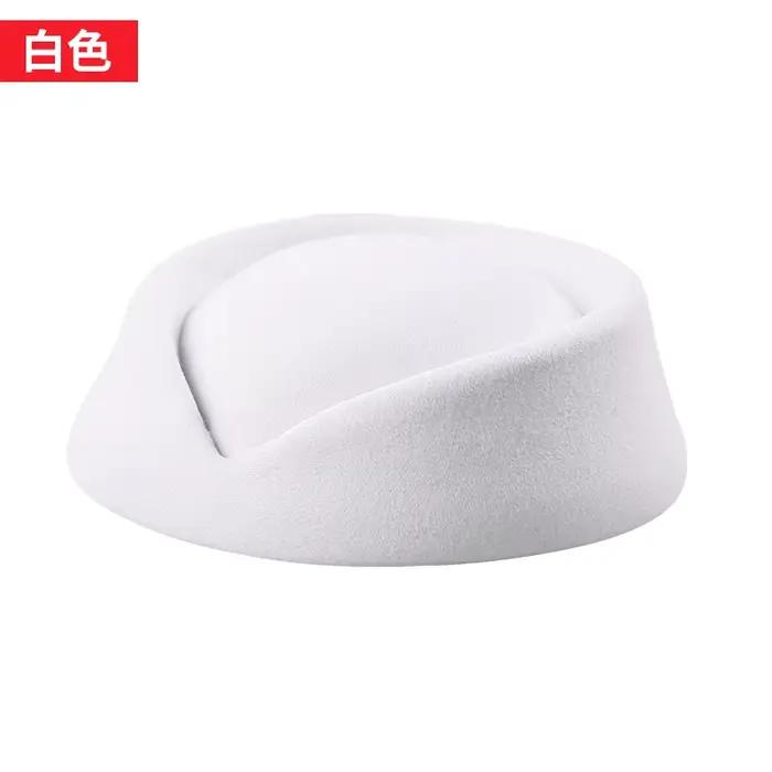 Chapeau d'hôtesse de vol bricolage chapeau d'hôtesse femmes casquette d'air Cosplay hôtesse Costume 