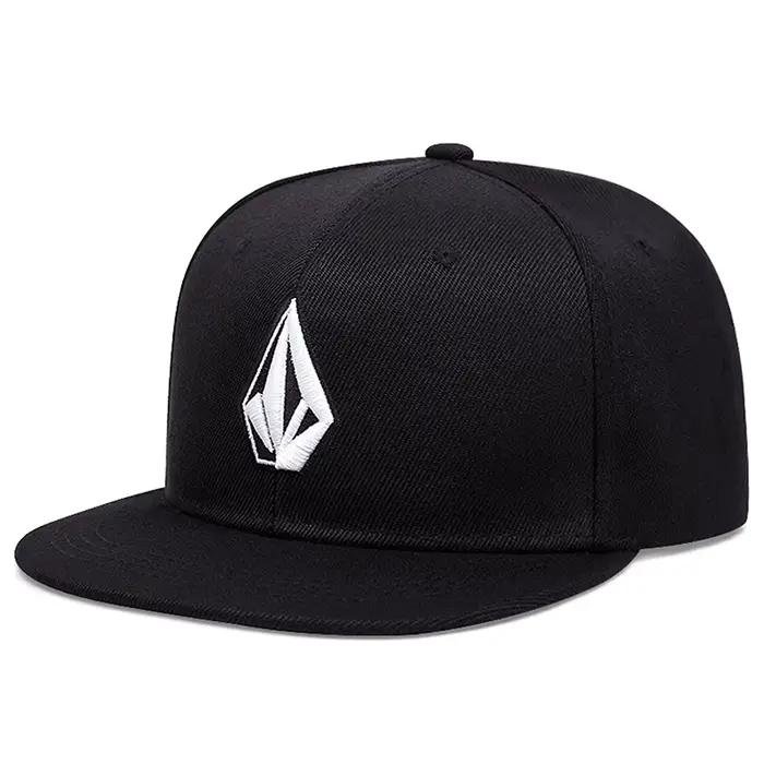 2025 Simple nouveau chapeau à bords plats avec diamant broderie rue Pop Hip Hop chapeau loisirs quot