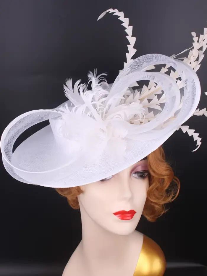 Mariée pilulier rouge Fascinator Chapeau Femme mariage Chapeau femmes événement formel thé chapeller