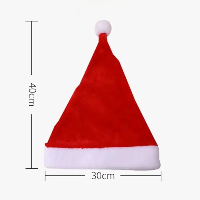 1/2/5 pièces chapeaux de noël Vevelt chapeaux de père noël adultes casquettes de noël rouges femmes 
