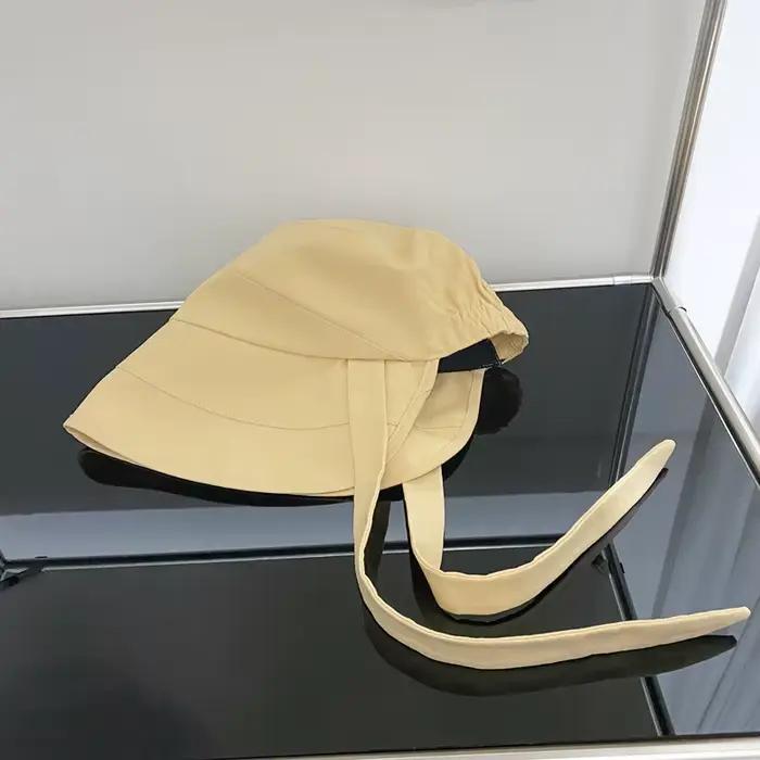 Chapeaux à nœud à large bord pour femmes, chapeau de soleil de plage pliable et Portable pour filles