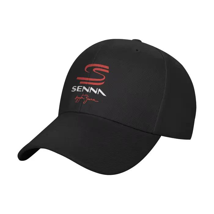 Casquette Signature Ayrton Senna pour Hommes et Femmes, Casquettes de Course Automobile, Casquettes 