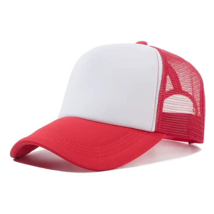 40 couleurs, prix usine! Casquette de Baseball avec Logo personnalisé, chapeau de camionneur, 100% P