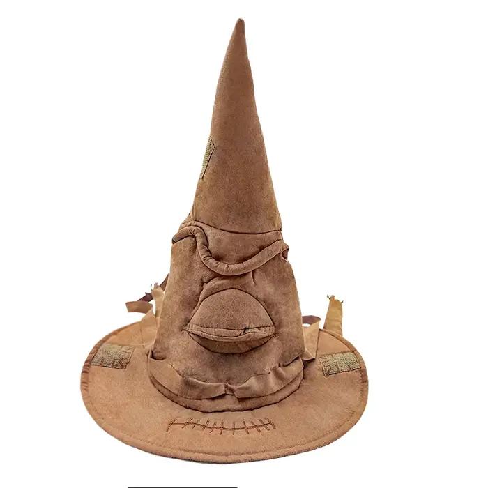 Chapeau de sorcière pour Halloween, coiffe de sorcière, accessoires de cosplay pour fête, fourniture