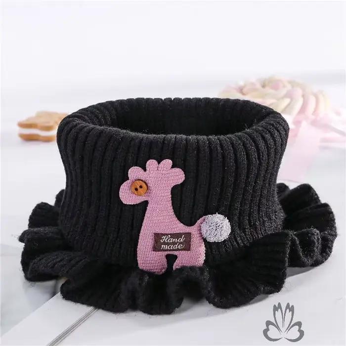 Écharpe d'hiver pour bébé, chauffe-cou pour enfants, garçons et filles, moustache tricotée en laine,