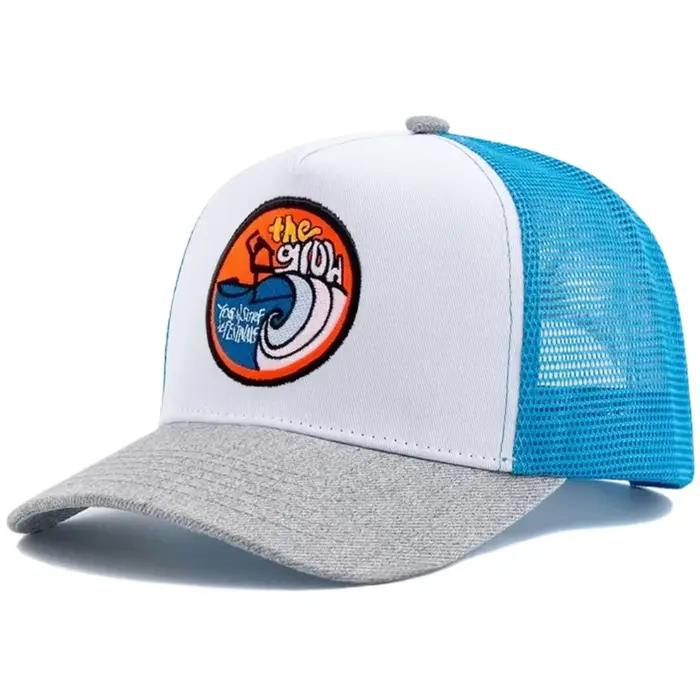 Casquette de baseball unisexe brodée en maille, casquette de camionneur, protection solaire d'été, c