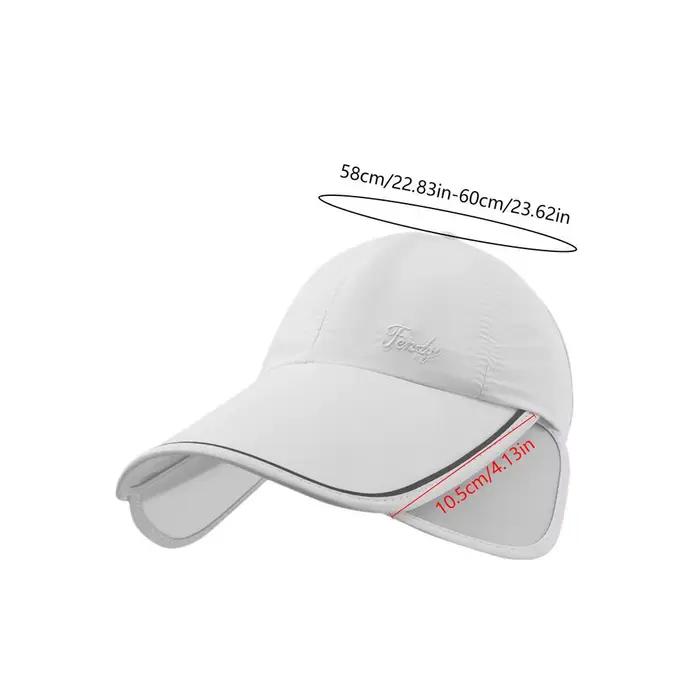 Chapeau pare-soleil à large bord, casquettes de baseball, séchage rapide, sports de plein air, prote