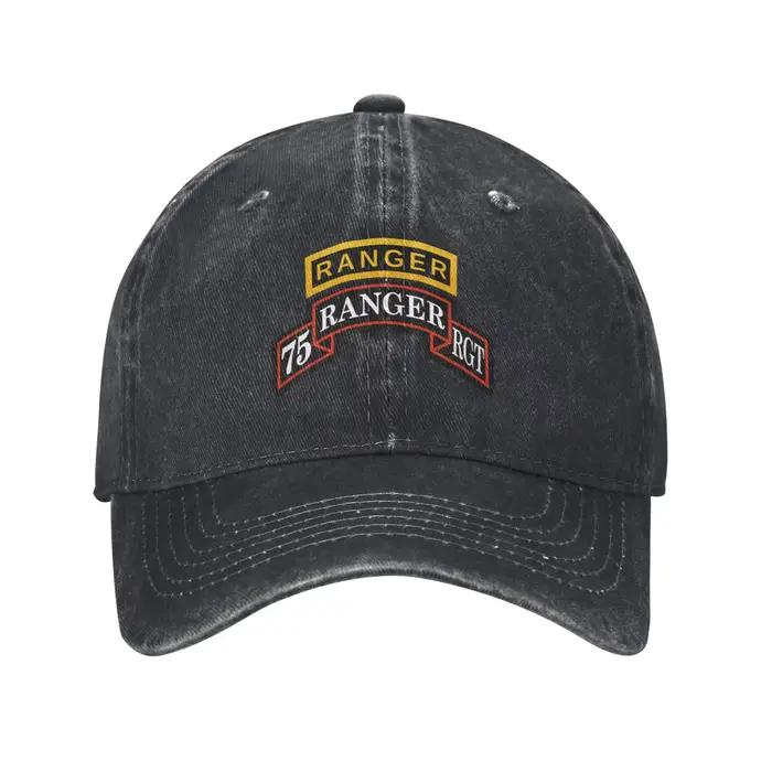 Casquette de baseball pour la randonnée, 75th Ranger Regiment avec Ranger Tab, UPF50, Fashionistas D