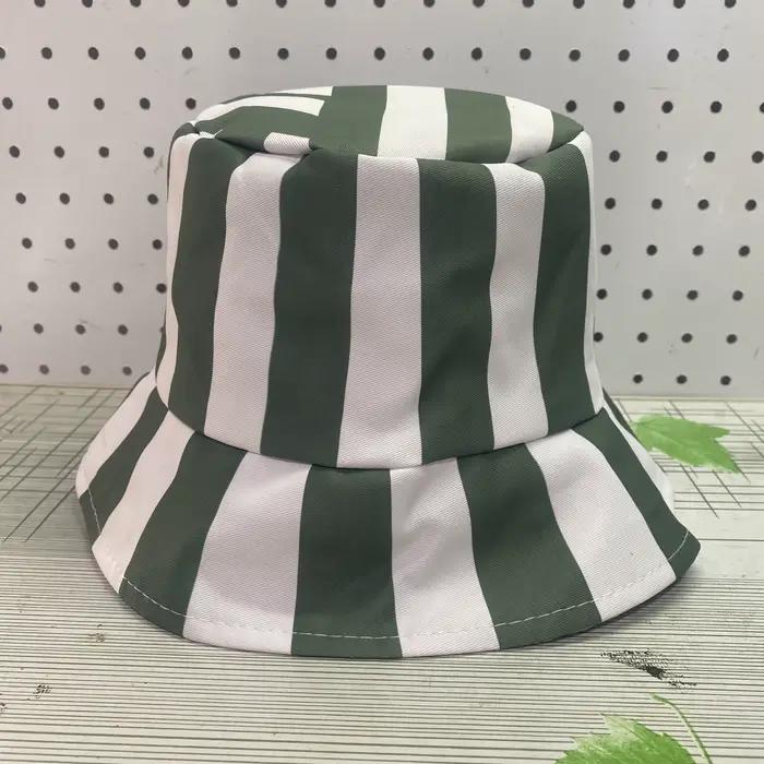 Brdwn Wiltshire ach-Chapeau de cosplay unisexe, casquette d'été cool, pastèque rayée verte et blanch