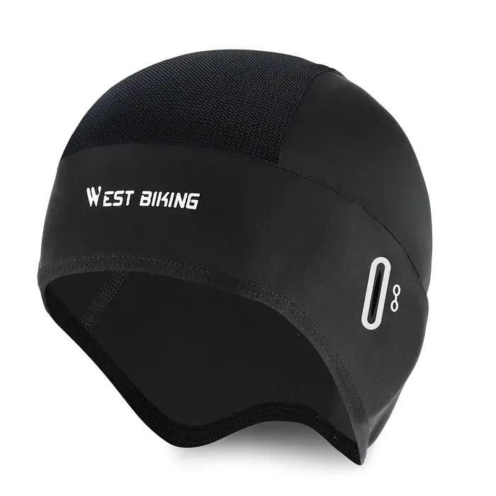 WEST BIKING – casquette de cyclisme, doublure de casque d'été avec trous pour lunettes, Bandana resp