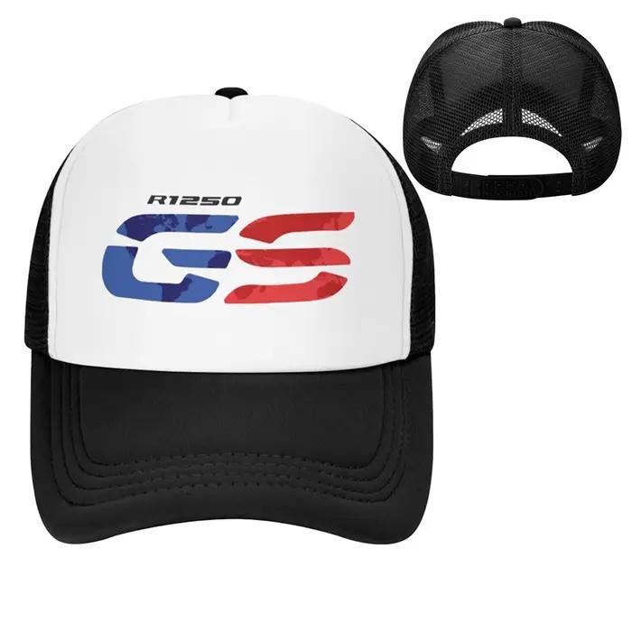 GS-Chapeau de camionneur de moto carte du monde, chapeaux de mode pour adultes, casquettes de soleil