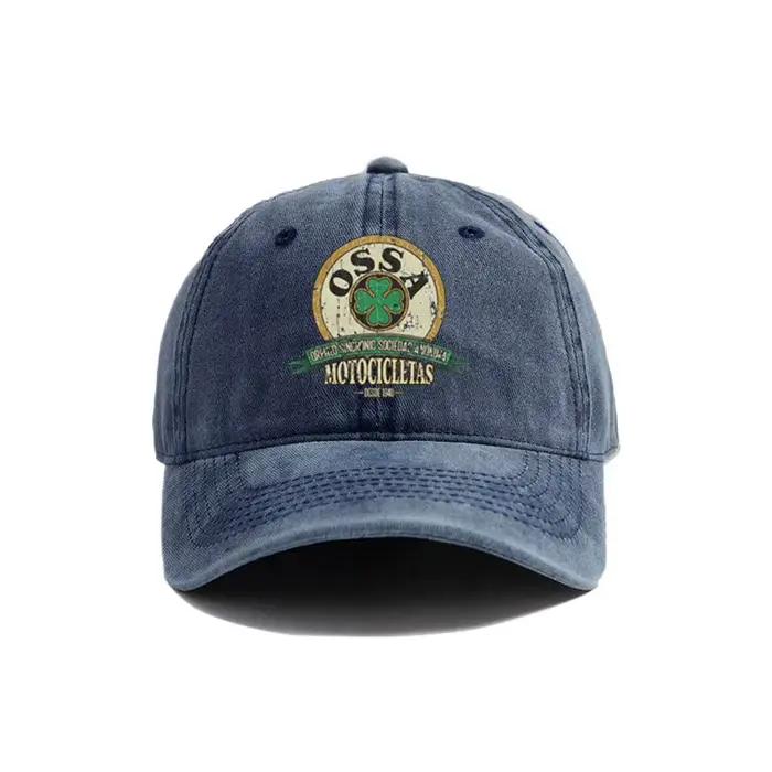 OSSA Motocicletas 1940 casquettes de Baseball chapeaux en détresse casquette hommes femmes rétro en 