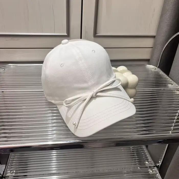 Casquette de baseball avec nœud pour femme, style européen et américain, mode douce, Japon et Corée 