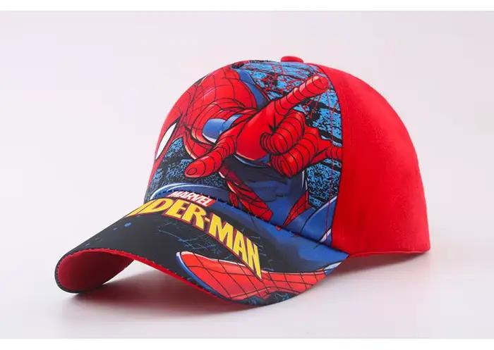 Marvel super-héros Spider Man dessin animé mignon printemps automne casquette de Baseball Protection