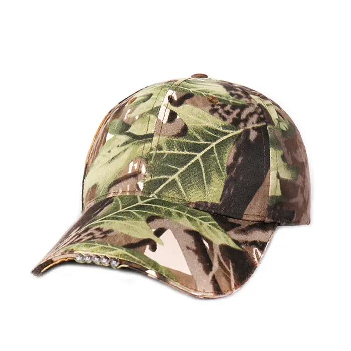 Casquette d'extérieur avec lampe de poche, casquette de Baseball à lumières LED, chapeau éclairé, ca