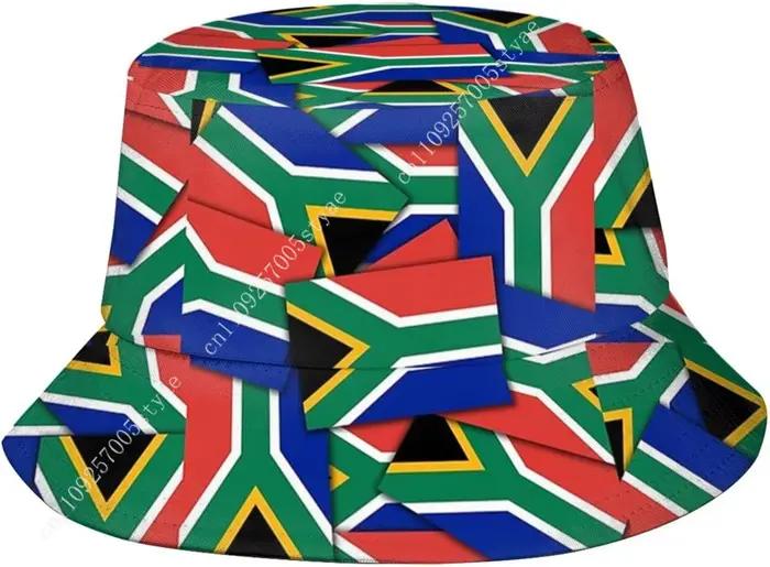 Chapeau seau drapeau de l'afrique du sud pour hommes et femmes, casquette d'extérieur de haute quali