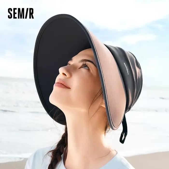 Semir femmes UPF50 + grand bord chapeau de soleil visage minceur casquette de sport de plein air 202