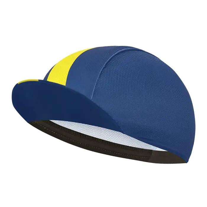 Casquette de cyclisme classique en polyester, absorption de la transpiration, plusieurs couleurs, ne