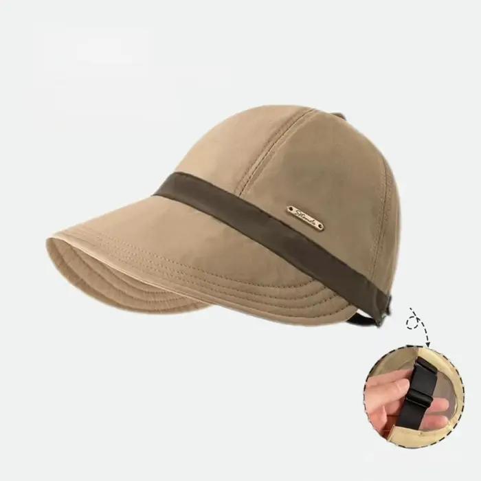 Chapeau de pêcheur pour femme, large bord d'été, couvrant le visage, protection solaire, protection 