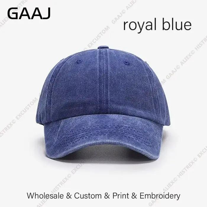 Casquette de baseball rétro avec logo personnalisé, broderie et impression sur mesure, design de mar