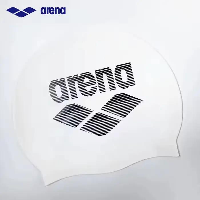 Arena Bonnet de bain en silicone unisexe, protection des oreilles imperméable, haute élasticité, aju