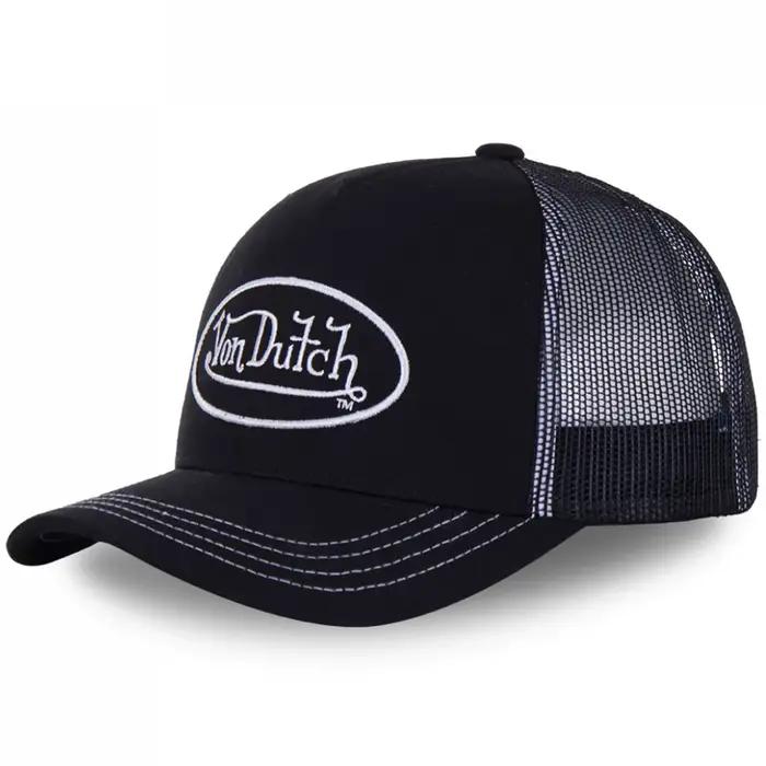 Casquette de baseball VON Fashion, style camionneur, avec broderie en maille DUTCH