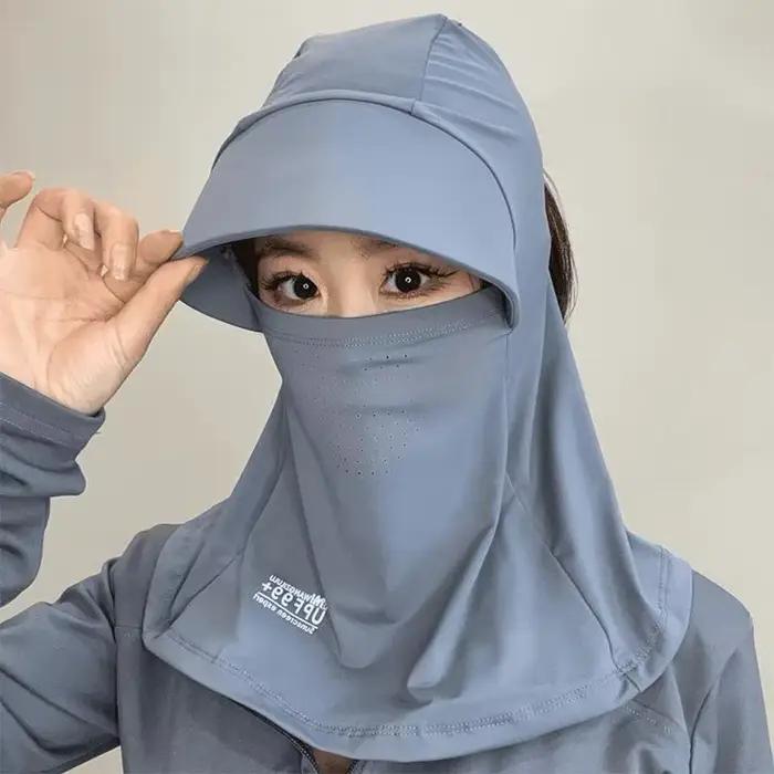 Chapeau de soleil intégral pour femme, protection solaire UV, protection du cou, pour le cyclisme en