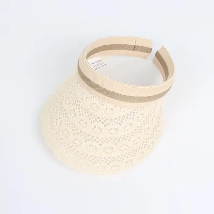 Chapeau de soleil pour femme, nouvelle mode, visière d'extérieur, casquette de plage, chapeau de pai