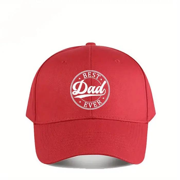 Casquette de baseball imprimée « Best Dad » pour couples, adaptée à toutes les saisons, chapeau déco