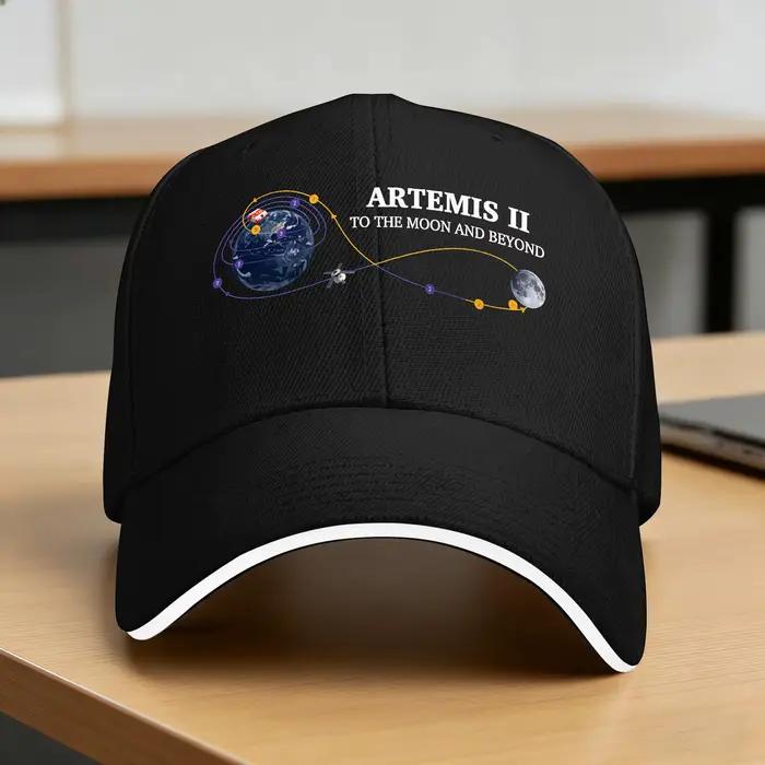 Casquette de baseball Artemis II Moon Mission, casquette de camionneur tendance, casquette snapback 