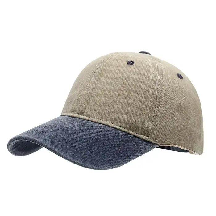 Casquette de Baseball délavée Vintage pour hommes et femmes, casquettes de soleil de couleur assorti