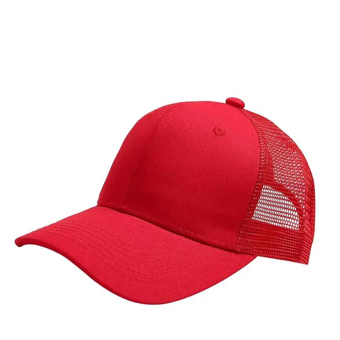 Casquette en maille avec logo personnalisé professionnel pour hommes et femmes, casquette pare-solei