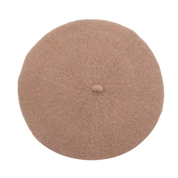 Mode bébé béret chapeau pour filles laine Vintage enfants bonnets casquette enfants peintre chapeaux
