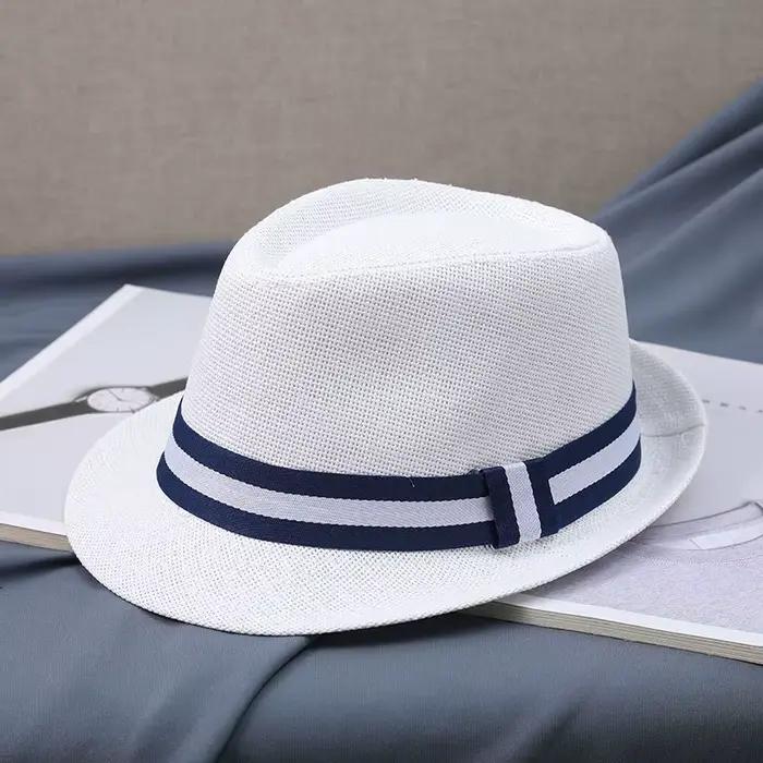 Chapeau de gentleman pour hommes d'âge moyen et âgés, court, ombrage, mode jazz, joker de loisirs en